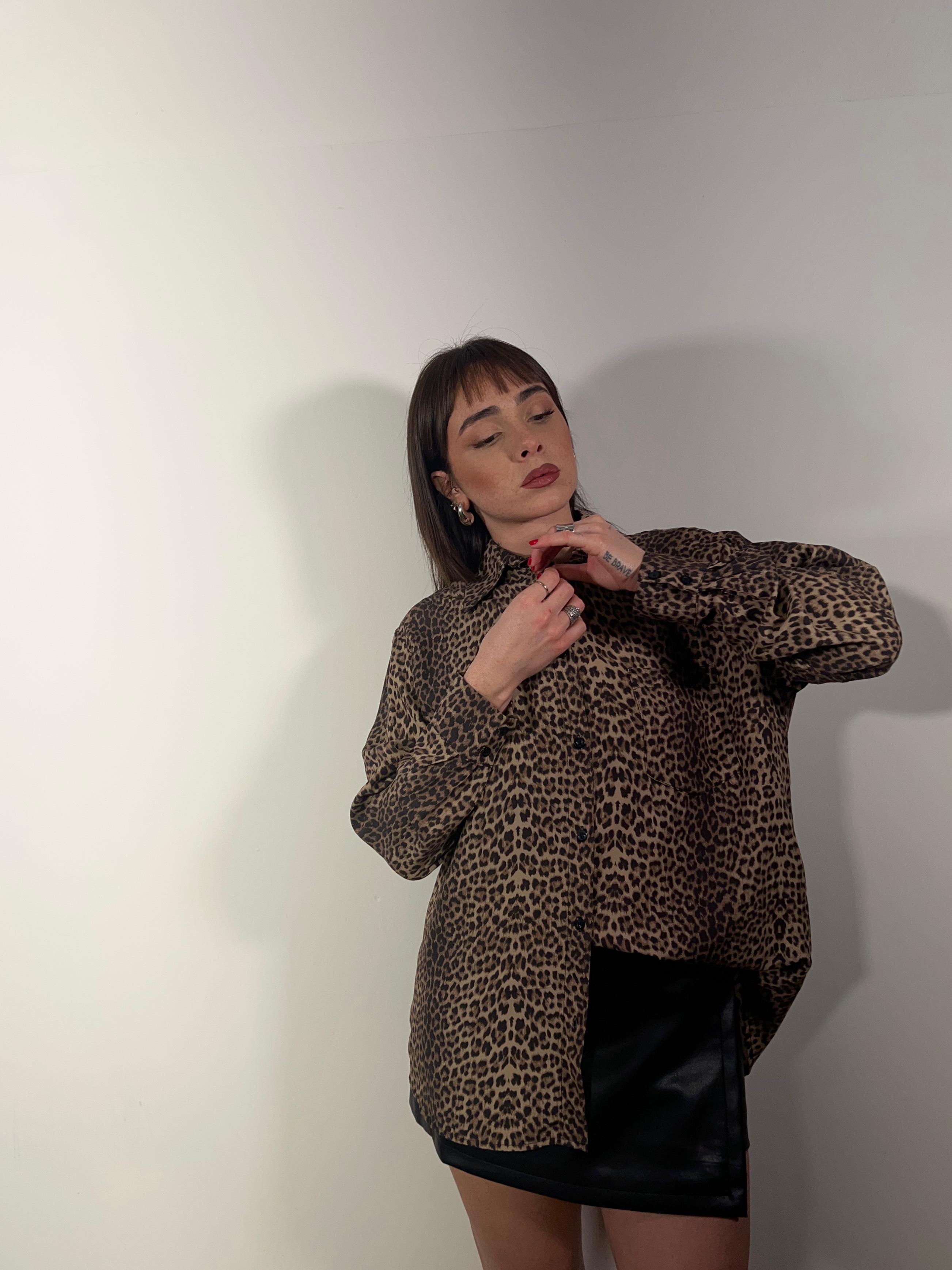 LD1516 CAMICIA ANIMALIER
