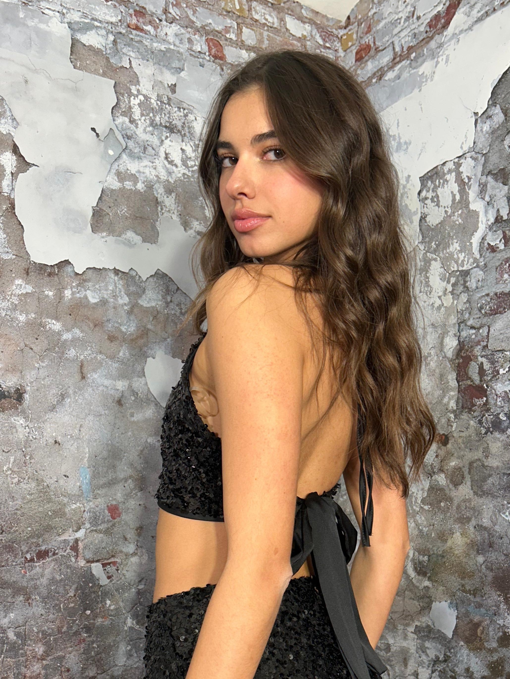 6292 TOP PAILLETTES GAIA