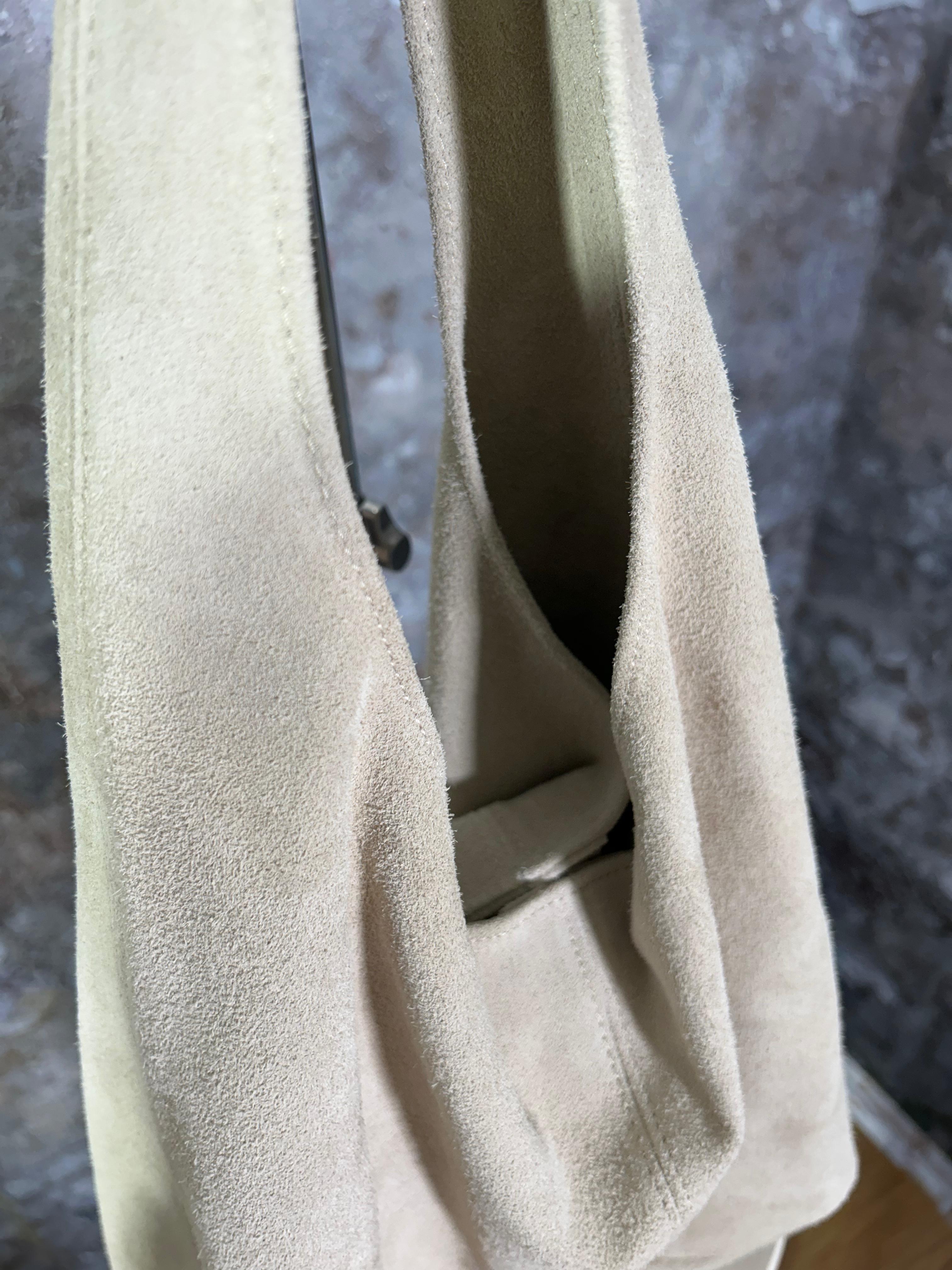 BORSA PELLE SCAMOSCIATA CLODIA 09587.