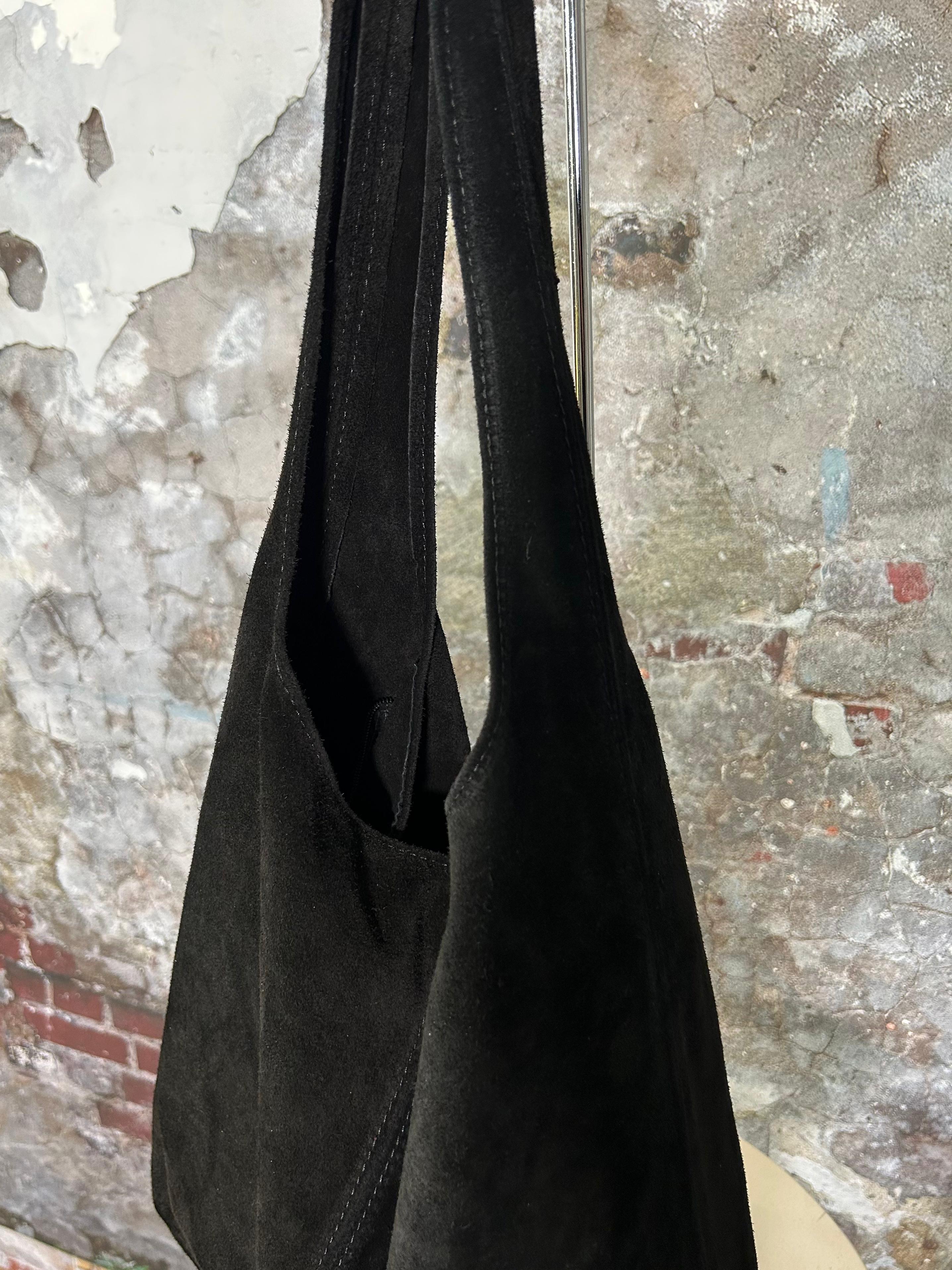 BORSA PELLE SCAMOSCIATA CLODIA 09587.