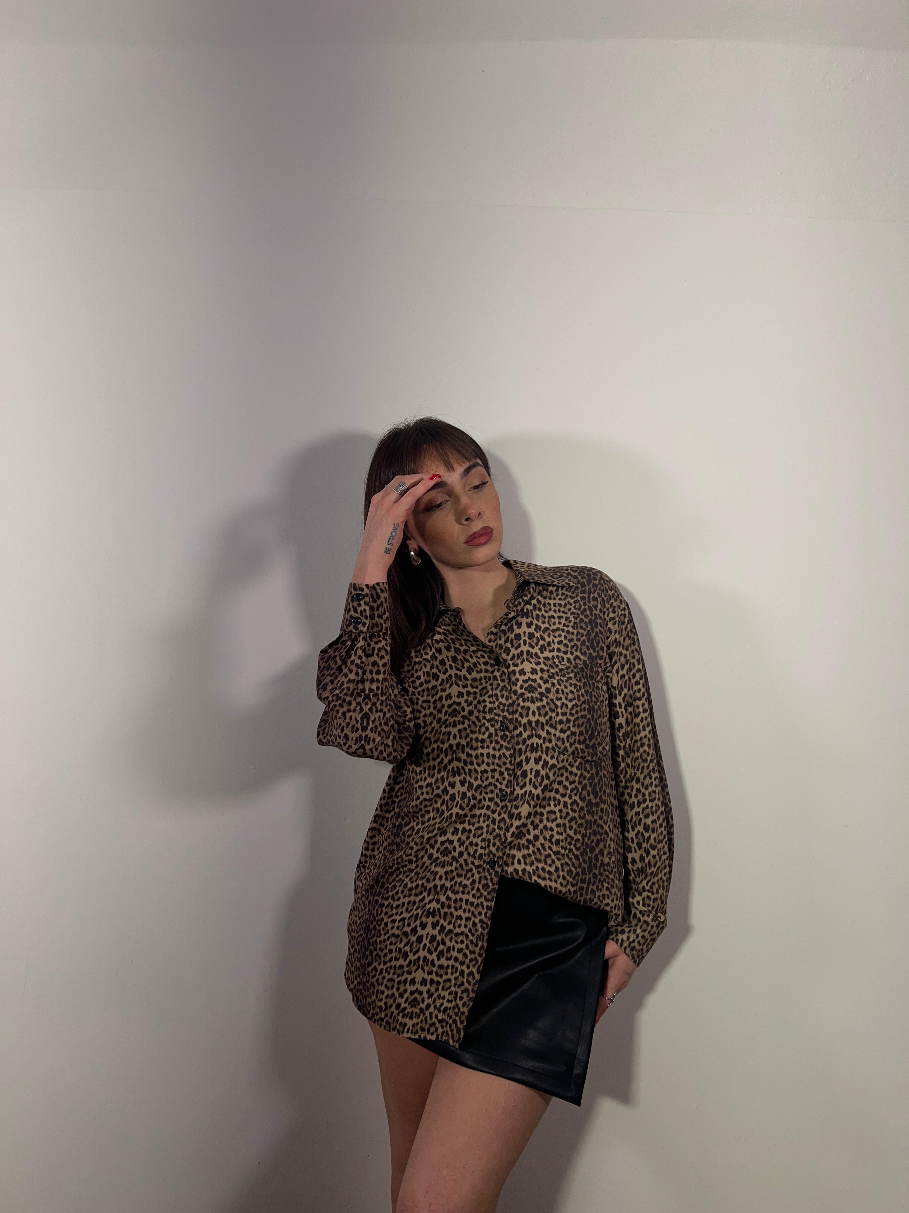 LD1516 CAMICIA ANIMALIER
